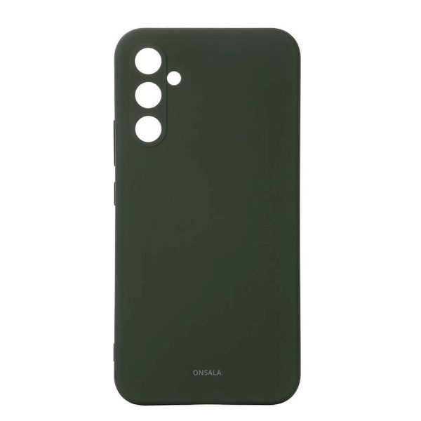 GEAR Onsala Samsung Galaxy A35 (5G) Silikone Touch Cover - Olive Green For Cheap