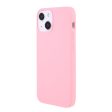 iPhone 13 Mini Fleksibel TPU Plast Bagside Cover - Lyserød Online now