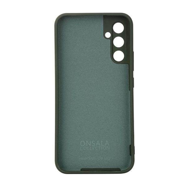 GEAR Onsala Samsung Galaxy A35 (5G) Silikone Touch Cover - Olive Green For Cheap