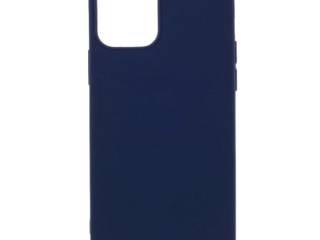 iPhone 12   12 Pro Minimalistisk Mat Fleksibelt Plastik Cover - Mørk Blå Discount