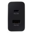 Samsung Super Fast Charge 35W Vægoplader m. USB-C PD & USB-A - Sort Sale