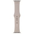 Apple Watch (38 40 SE 41 42mm) Holdit Silikone Rem - Taupe Online Hot Sale