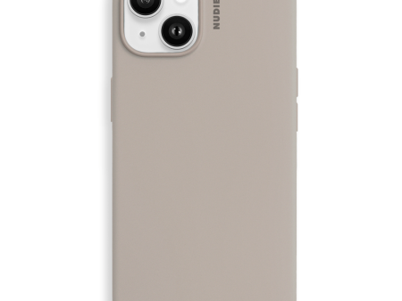 Nudient Base Silicone iPhone 14 Cover - Stone Beige Online Hot Sale