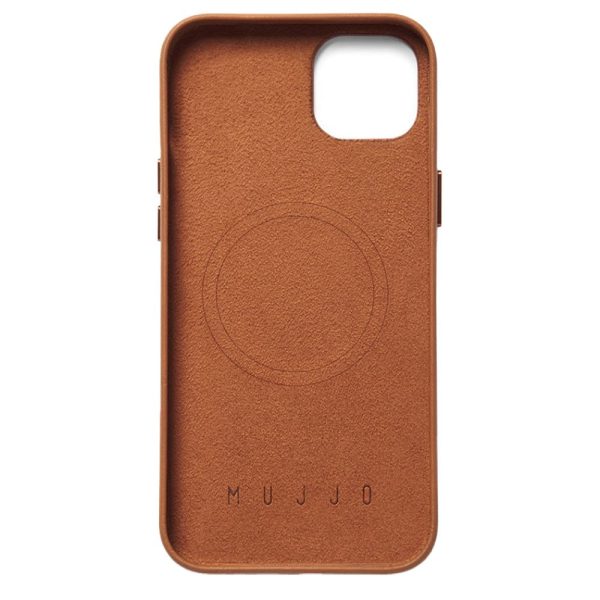 Mujjo iPhone 14 Plus Leather Case - MagSafe Kompatibel - Brun For Cheap