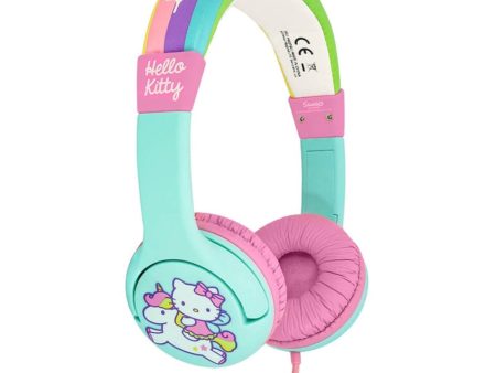 Børne Headset 3-7 År Max. 85dB - Hello Kitty Rainbow For Sale