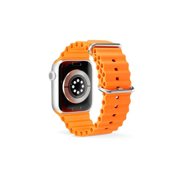 Apple Watch (38 40 SE 41 42mm) Epico Ocean Silikone Rem - Orange Supply