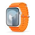 Apple Watch (38 40 SE 41 42mm) Epico Ocean Silikone Rem - Orange Supply