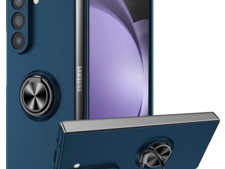 EIDERWOOD Samsung Galaxy Z Fold6 Plastik Cover m. Magnetisk Kickstand - Mørkeblå Supply