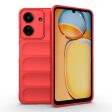 EIDERWOOD Xiaomi Poco C65   Redmi 13C (4G) Fleksibelt Plastik Cover - Rød Cheap