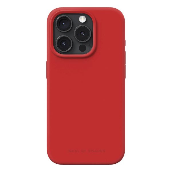 iDeal Of Sweden iPhone 15 Pro Silicone Case - Red Online now