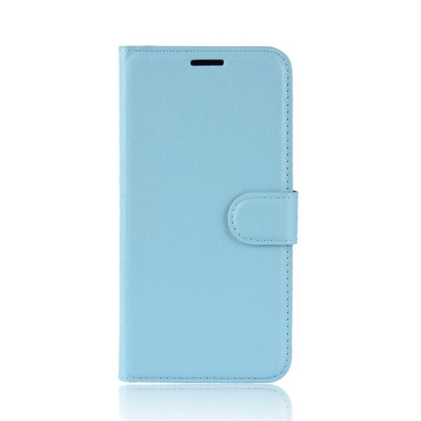 OnePlus 7 Soft Pouch Læder Cover m. Pung Blå Cheap