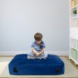 47 x 35.5 Inch Crash Pad Sensory Mat with Foam Blocks and Washable Cover-Blue Fashion