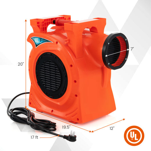 2200W 3 HP Commercial Air Blower for Giant Outdoor Inflatable Bounce House Online Hot Sale