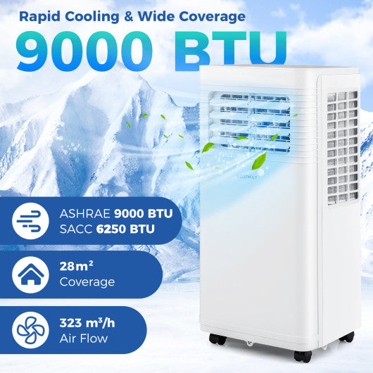 Portable Air Conditioner 8000 9000 BTU 3 in 1 AC Unit with Fan and Dehumidifier-9000 BTU Hot on Sale