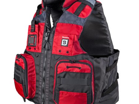 Bluestorm Classic Adult Fishing Life Jacket - Nitro Red - L XL [BS-70B-RED-L XL] For Discount