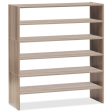 3 Pieces 31-Inch Stackable Multi-Shape Shoe Rack-Natural Online now