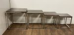 Set Of 4 Modern Rustic Nesting Accent Tables Cheap