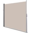 118.5  x 71  Patio Retractable Folding Side Awning Screen Supply