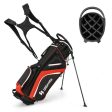 Lightweight Golf Stand Bag with 14 Way Top Dividers and 6 Pockets-Red Hot on Sale