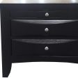 25  Black Three Drawers Nightstand Online