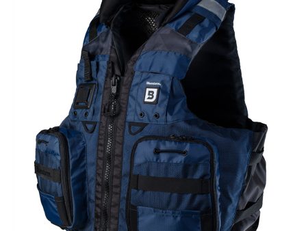 Bluestorm Classic Adult Fishing Life Jacket - Deep Blue - 2XL 3XL [BS-70B-NAV-2 3X] Hot on Sale