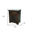 30  Dark Brown One Drawer Nightstand For Cheap