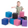 12 Pieces Soft Foam Building Blocks Climbing Foam Cubes Set for Kids Supply