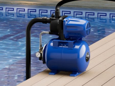 1200 W Garden Water Pump Shallow Well Pressurized Irrigation-Blue Online now