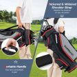 9.5 Inch Golf Cart Bag with 14 Way Full-Length Dividers Top Organizer-Black Online Sale