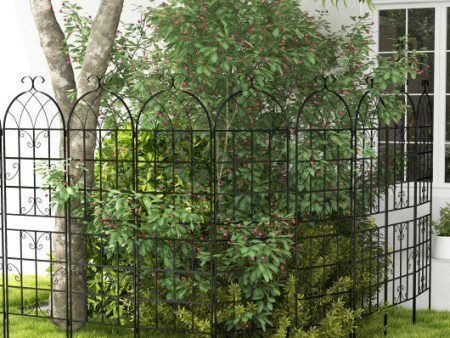 2 4 Pack 71 x 20 Inch Metal Garden Trellis for Climbing Plants-Set of 4 Online now