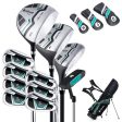 11 Pieces Complete Golf Club Package Set-Green Online