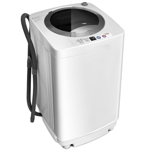 Portable 7.7 lbs Automatic Laundry Washing Machine with Drain Pump Sale