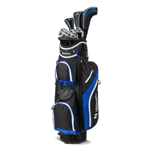 Golf Cart Bag with 14 Way Top Dividers-Blue Supply