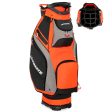 10.5 Inch Golf Stand Bag with 14 Way Full-Length Dividers and 7 Zippered Pockets-Red Online Hot Sale