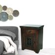 30  Dark Brown One Drawer Nightstand For Cheap