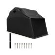 Outdoor Motorcycle Shelter Waterproof Motorbike Storage Tent with Cover-Black Hot on Sale