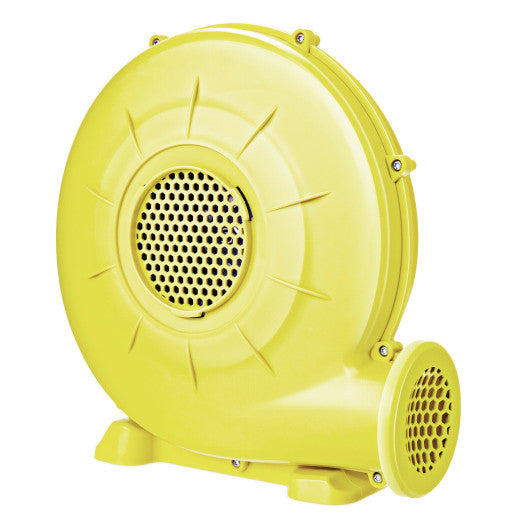 350 Watt 0.5 HP Air Blower Pump Fan for Inflatable Bounce House and Bouncy Castle-Yellow For Sale