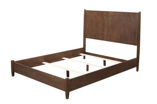 Brown Wood King Bed Frame Online Hot Sale