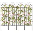 2 4 Pack 71 x 20 Inch Metal Garden Trellis for Climbing Plants-Set of 4 Online now