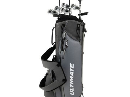 Men’s Profile Complete Golf Club Package Set Includes 10 Pieces-Gray Hot on Sale