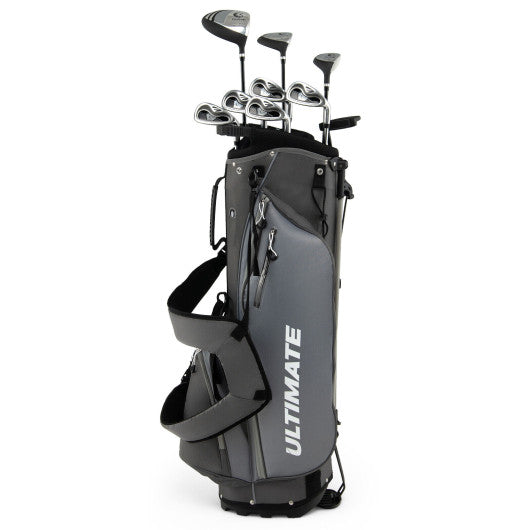 Men’s Profile Complete Golf Club Package Set Includes 10 Pieces-Gray Hot on Sale