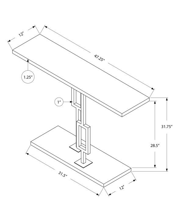 47  White Floor Shelf Console Table With Storage Online Hot Sale