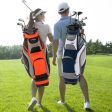 10.5 Inch Golf Stand Bag with 14 Way Full-Length Dividers and 7 Zippered Pockets-Red Online Hot Sale