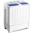 20 lbs Compact Twin Tub Washing Machine for Home Use Discount