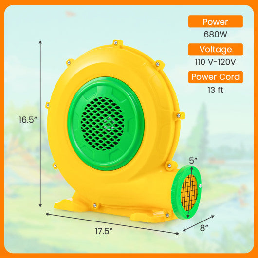 Air Blower Air Pump Fan with Convenient Handle and Ground Stakes-680W Cheap