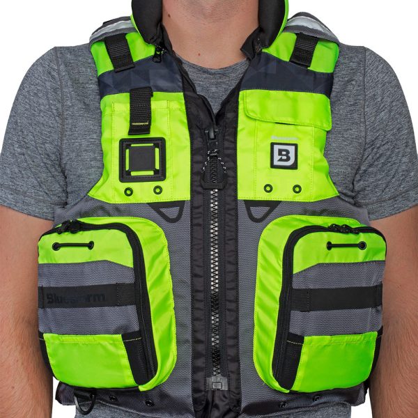 Bluestorm Classic Adult Fishing Life Jacket - Hi-Vis - S M [BS-70B-HVS-S M] For Cheap