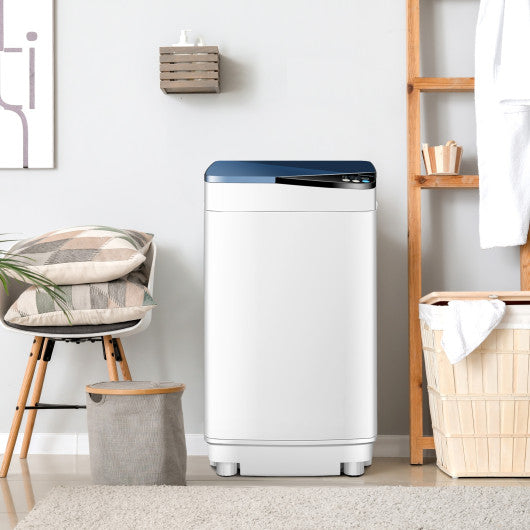 Full-Automatic Washing Machine with Built-in Barrel Light-Blue Sale