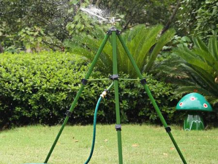 Impact Sprinkler on Tripod Base Set of 2 with 360 Degree Rotation-L For Sale