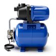 1200 W Garden Water Pump Shallow Well Pressurized Irrigation-Blue Online now