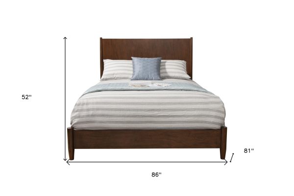 Brown Wood King Bed Frame Online Hot Sale